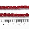 Opaque Glass Beads Strands GLAA-G112-03M-4