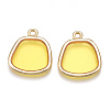 Epoxy Resin Pendants X-PALLOY-T056-12D-1