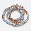 Electroplate Glass Beads Strands EGLA-A034-J4mm-J05-2