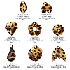 16Pcs 8 Styles Transparent Acrylic Pendants OACR-FS0004-06-4