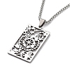 Non-Tarnish 304 Stainless Steel Pendant Necklaces NJEW-K253-24P-3