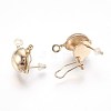 Iron Stud Earring Findings IFIN-F150-03G-3