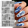 Stainless Steel DIY Nail Art Templates MRMJ-WH0098-062-3