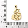 Brass Micro Pave Cubic Zirconia Pendants KK-D502-28A-G-3