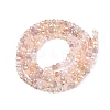 Electroplate Glass Beads Strands GLAA-T023-A16-02-2