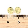 Flat Round Brass Beads KK-L230-04G-3