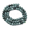 Natural Blue Jade Beads Strands G-H341-6mm-02-3