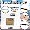60Pcs Baseball Acrylic Braided Bead Bracelets BJEW-WA0001-05-2