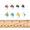16Pcs 8 Colors Handmade Lampwork Pendants LAMP-FS0001-47-5