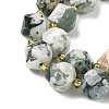 Natural Tree Agate Beads Strands G-U023-A15-01-3