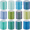 12 Rolls 12 Colors Metallic Sewing Thread OCOR-CY0002-02D-6