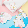 500Pcs 5 Style  Paper Necklace Display Cards DIY-YS0001-27-5