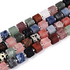 Natural & Synthetic Mixed Stone Beads Strands G-N353-02A-01-2