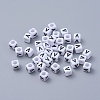 Acrylic Horizontal Hole Letter Beads OACR-YW0002-08V-1