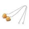 Natural Topaz Jade Dowsing Pendulums G-R492-01S-07-1