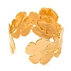 304 Stainless Steel Open Cuff Bangles for Women LS-BJEW-G711-01C-G-3