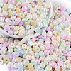 Opaque Colours Luster Glass Seed Beads X1-SEED-P008-01C-13-1