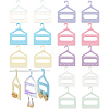   32Pcs 8 Colors 8-Hole Mini Acrylic Earring Hanger EDIS-PH0001-83-1
