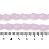 Electroplate Imitation Jade Glass Beads Strands LS-EGLA-N013-J8mm-D01-4