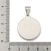 316 Surgical Stainless Steel Pendants STAS-E212-67AS-3
