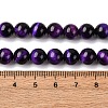 Natural Tiger Eye Bead Strands G-P230-08-D-8mm-6