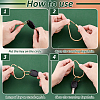 12Pcs 3 Styles Brass Keychain Clasps KK-PH0011-22-4