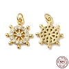 925 Sterling Silver Micro Pave Cubic Zirconia Charms STER-I010-25G-3