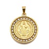 304 Stainless Steel Pendants STAS-B086-09B-G-1
