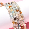 Natural Flower Amazonite Beads Strands LS-G-G545-06-4