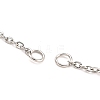 Tarnish Resistant 304 Stainless Steel Cable Chains Necklace Makings LS-AJEW-P119-04A-P-2