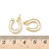Brass Pave Natural White Shell Pendants X-KK-B141-09G-3