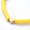 Handmade Polymer Clay Heishi Bead Stretch Bracelets BJEW-JB05077-02-2