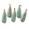 Natural Amazonite Pendants G-Q192-07G-04-1