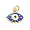 Brass Enamel Pendants KK-CBA3F25-12G-03-1