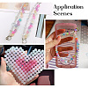 Craftdady 500Pcs 20 Colors Transparent Frosted Glass Beads Strands GLAA-CD0001-15-10