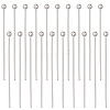 Beebeecraft 25 Pairs 925 Sterling Silver Ball Head Pins STER-BBC0001-52-1