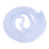 Transparent Glass Bead Strands GLAA-S031-6mm-25-2