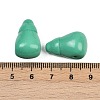 Dyed Synthetic Turquoise 3 Hole Guru Beads G-C198-01A-02-3