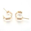 Brass Ear Stud Findings LS-X-KK-S345-022G-2