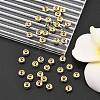 Brass Grade A Rhinestone Spacer Beads RSB034NF-13G-5