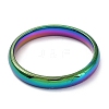 Ion Plating(IP) 304 Stainless Steel Flat Plain Band Rings STAS-I160-D-20mm-M-2
