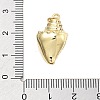 Brass With Cubic Zirconia Pendants KK-Q006-07G-3