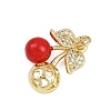 Brass Micro Pave Cubic Zirconia Pendants KK-D409-32G-2