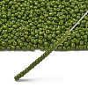 Baking Paint Glass Seed Beads SEED-S001-K9-4
