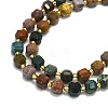 Natural Dalmatian Jasper Beads Strand G-I376-D76-01-3