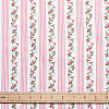 1M Flower Pattern Cotton Fabric DIY-PH0036-57-6