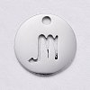 Non-Tarnish 304 Stainless Steel Charms STAS-F246-01I-2