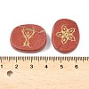 4Pcs 4 Styles Natural Red Jasper Display Decorations G-F786-02C-03-3