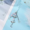 Imitation Gemstone Acrylic Mobile Straps HJEW-JM02637-01-2