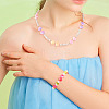 125Pcs 5 Colors ABS Plastic Beads KY-TA0001-33-7